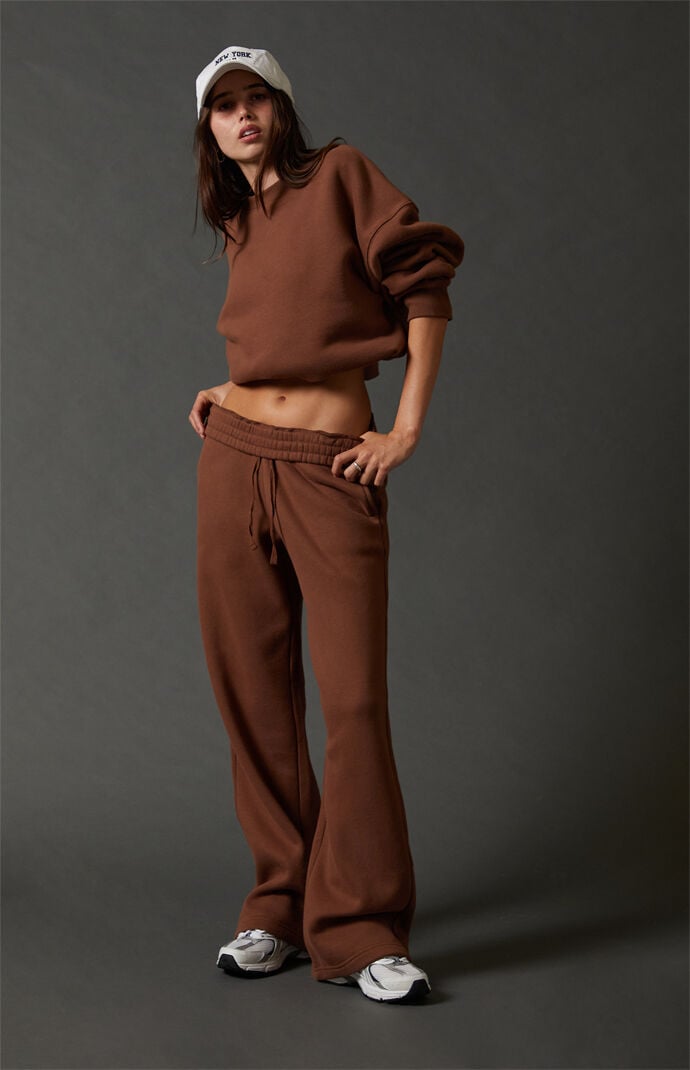 Pacsun Solid Fleece Baggy Sweatpants