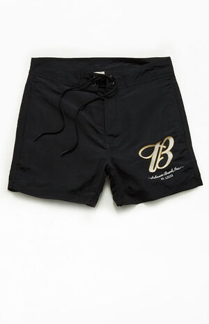 By PacSun Black 5" Boardshorts image number 1