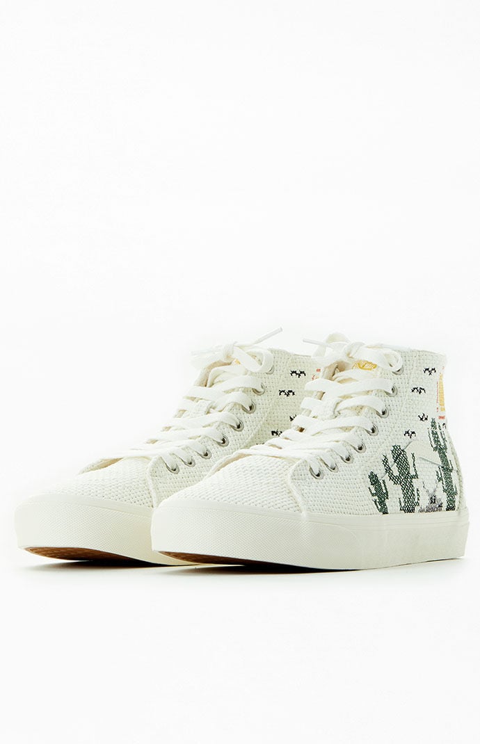 Vans sk8 hi embroidery hot sale