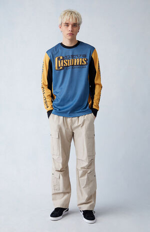 Tan Baggy Cargo Pants image number 2