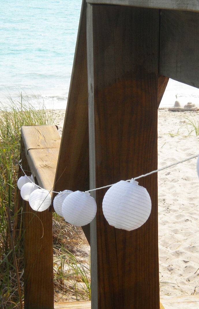 White Solar String Lights