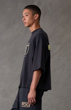 Vintage Black Racing Merch T-Shirt image number 3