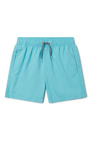 Kids Bacalar Blue 5.5" Swim Trunks image number 1