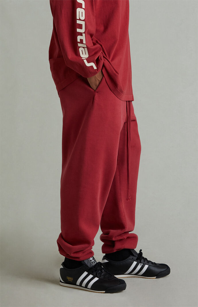 Fear of God ESSENTIALS Crimson Classic Fleece Sweatpants