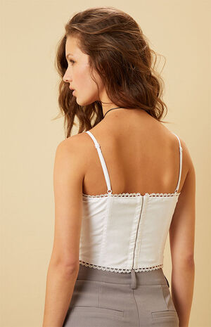 Love Language Lace-Up Tank Top image number 5