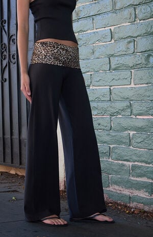 Leopard Priscilla Flare Pants image number 3