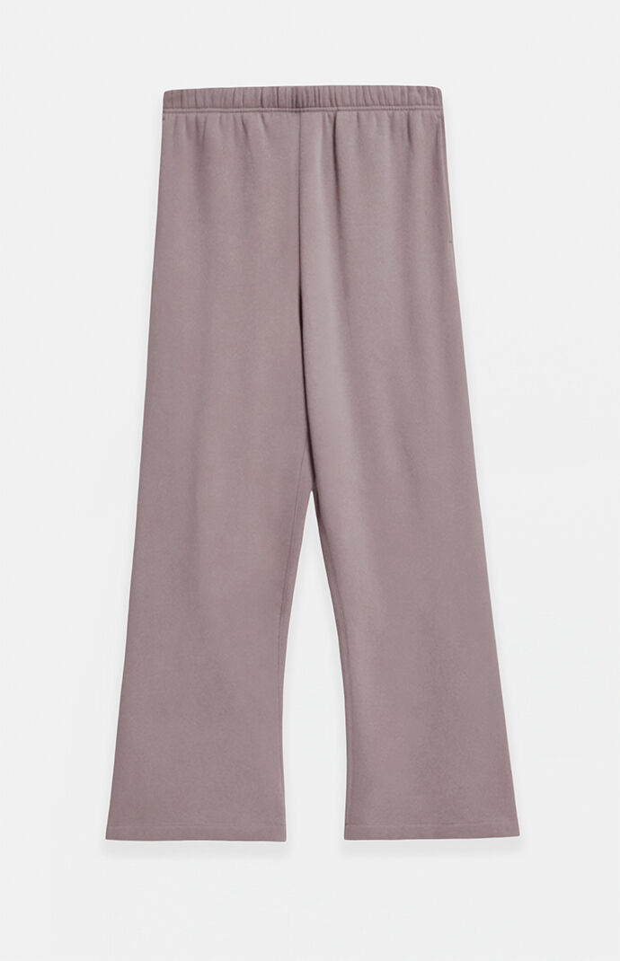 Fear of God ESSENTIALS Women's Faded Mauve Signature Classic Fit Flare Sweatpants