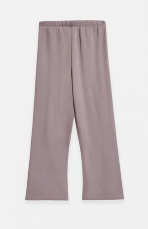 Women's Faded Mauve Signature Classic Fit Flare Sweatpants image number 2