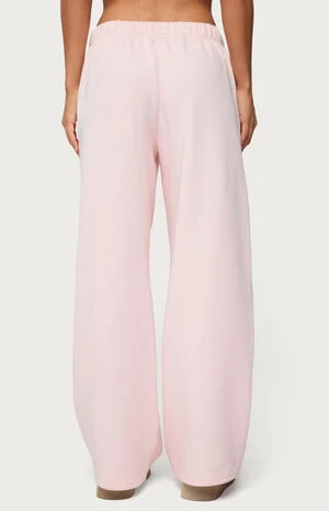 Basic Girl Wide Leg Edikted Sweatpants image number 3