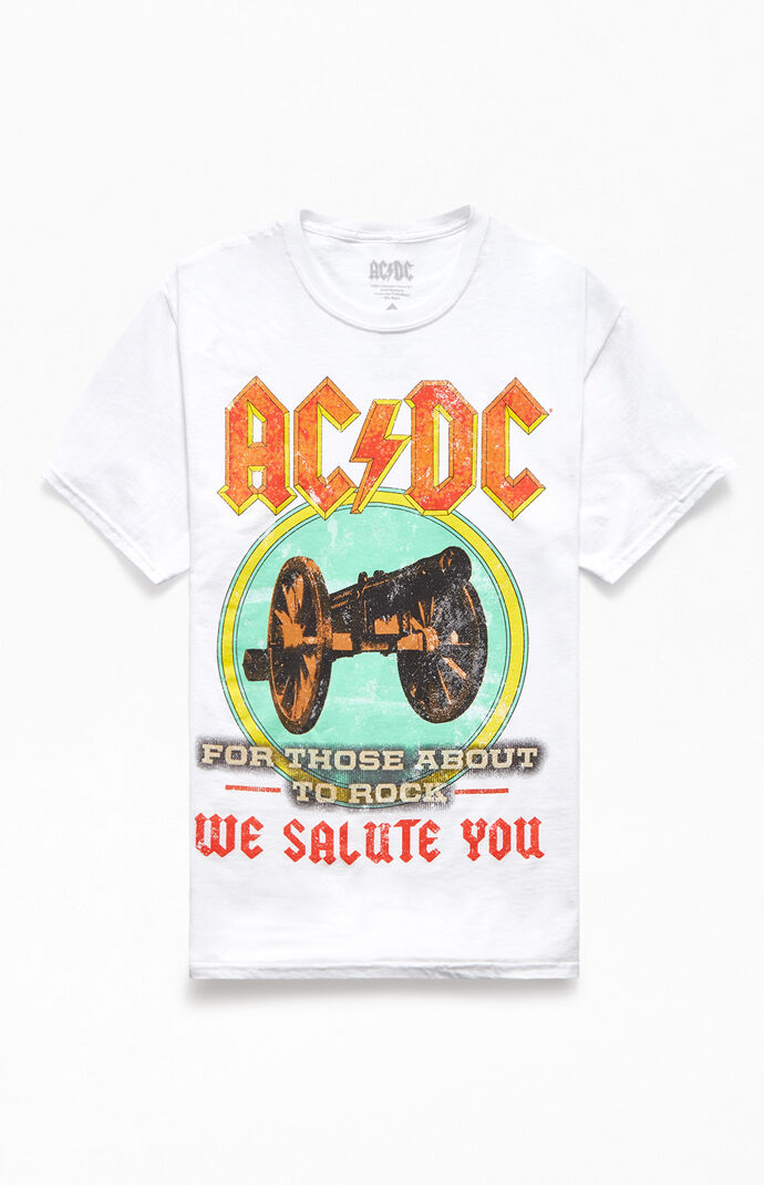 Ac Dc Salute T Shirt At Pacsun Com