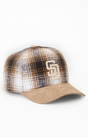 MLB Plaid San Diego Padres Pro Snapback Hat image number 1