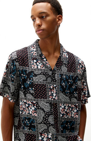 Floral Patch Resort Camp Shirt Floral Patch Resort Camp Shirt image number null