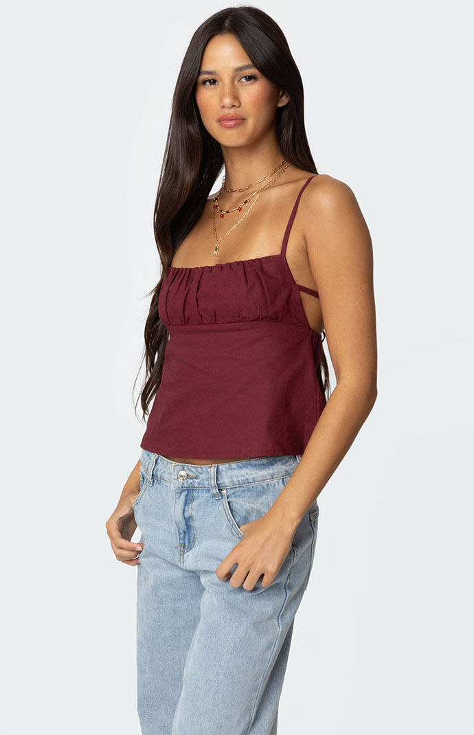 ●bonnae● Graphic open back slit top Bonnae Graphic open back slit top | SHOP | KREAM