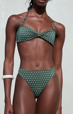 Polka Dot Kalilah Bandeau Bikini Top image number 2