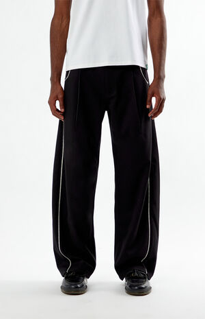Zigzag Stitch Baggy Trousers image number 1