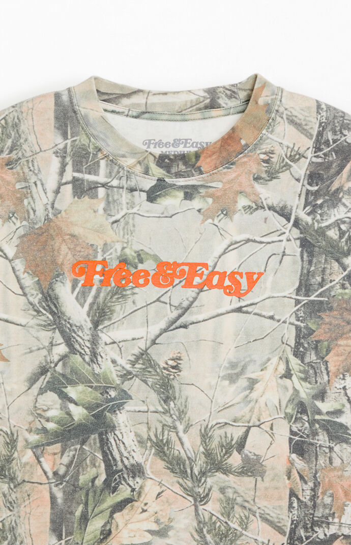 Free & Easy Don't Trip Camo Tree T-Shirt