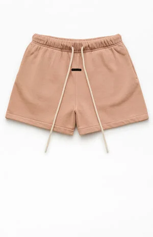 Women's Tan Classic Sweat Shorts image number 1