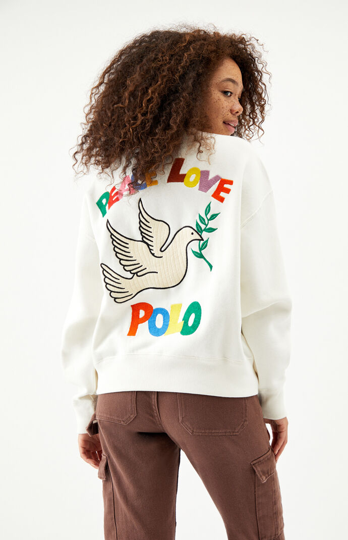 Peace love sale sweatshirt