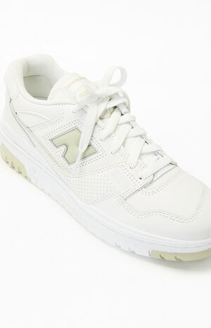 Women's Olive & White 550 Sneakers image number 6