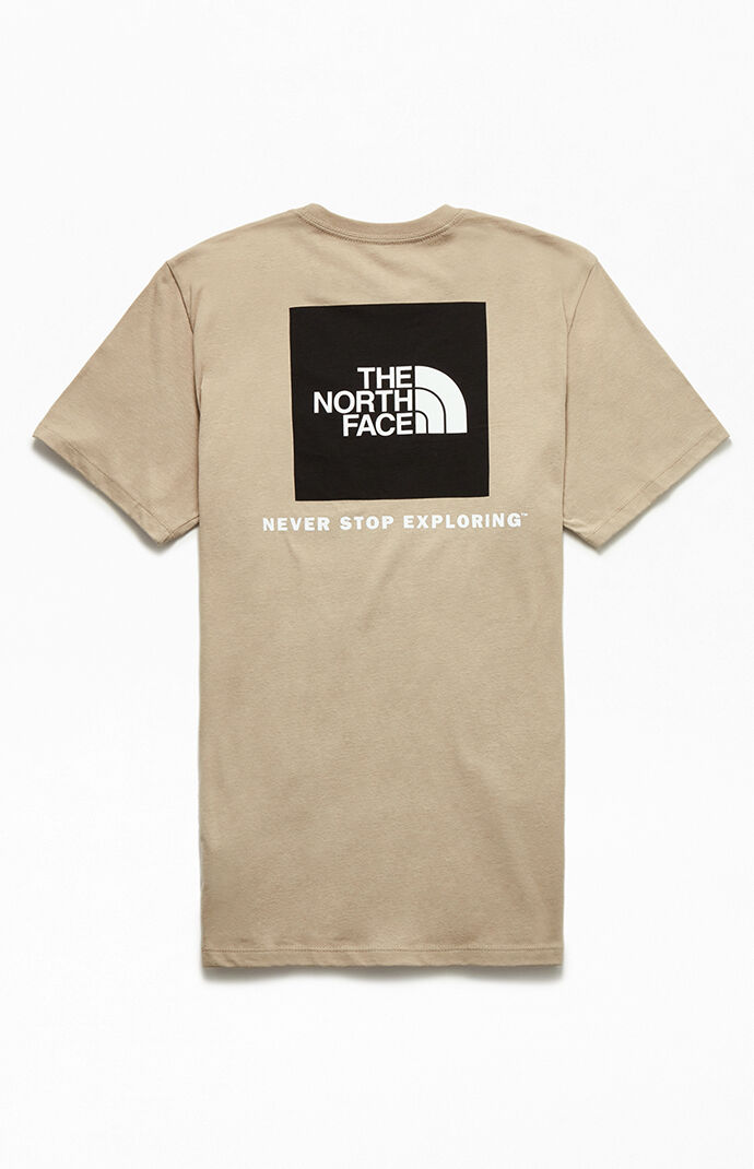 The North Face Tan Box NSE T-Shirt | PacSun