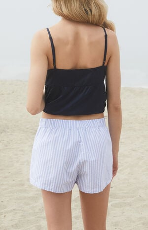 Blue & Light Blue Keira Boxer Shorts Blue & Light Blue Keira Boxer Shorts image number 4