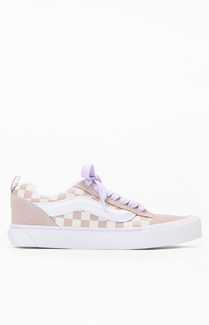 Vans Gray Checkerboard Knu Skool Sneakers