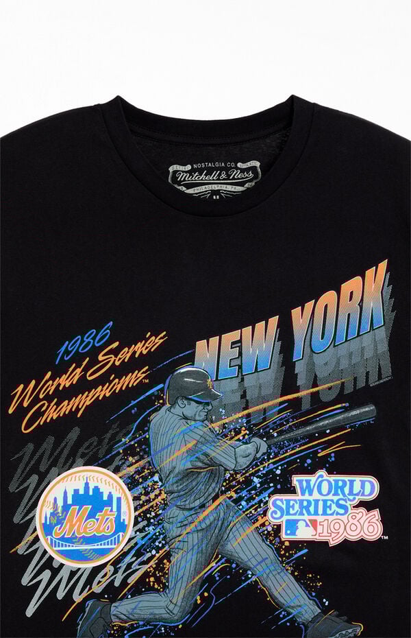 Mitchell & Ness NY Mets 1986 World Series Champions T-Shirt