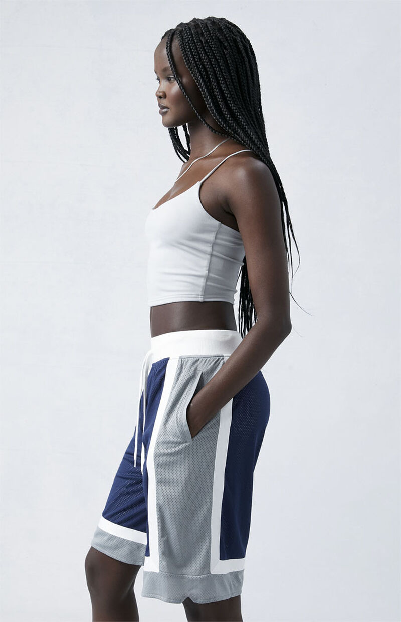 Pacsun Colorblock Longline Basketball Shorts | Pacsun