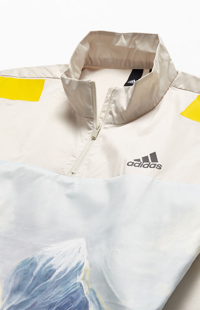 Mountain Graphic Half-Zip Sweatshirt