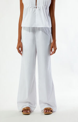 High Waisted Tie Waist Pants image number 2