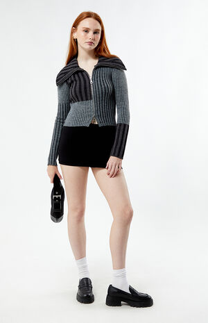 Creator Ribbed Knit Cardigan image number 2