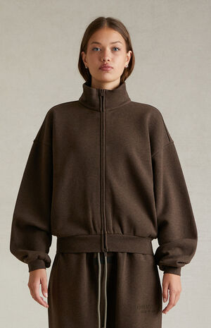 Women's Heather Wood Zip Up Jacket image number 2