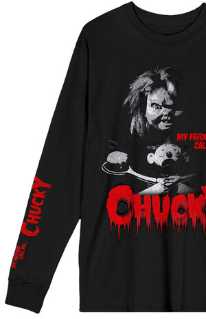 Chucky Classic Horror Movie Long Sleeve T-Shirt image number 3