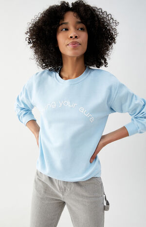 Loving Your Aura Sweatshirt Loving Your Aura Sweatshirt image number null