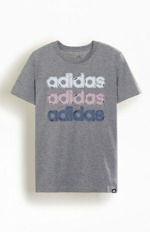 Kids Linear Stack Logo T-Shirt image number 1