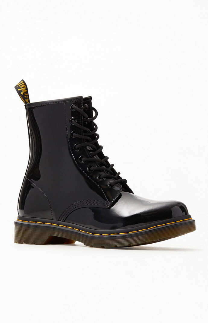 shiny doc martens
