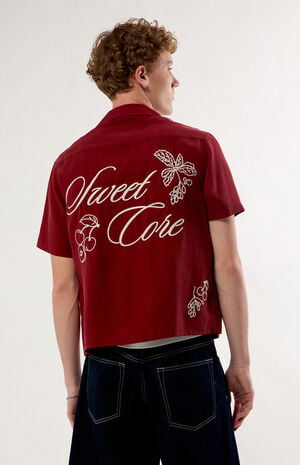 Red Cherry Sweet Core Camp Shirt image number 4