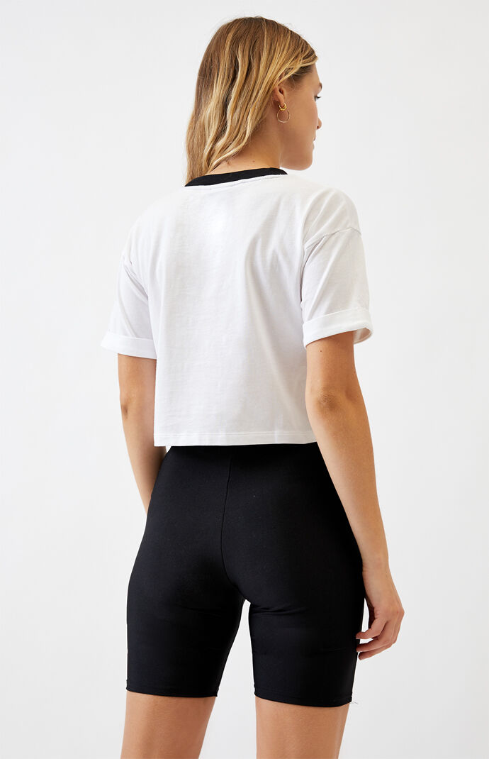 White Cropped T-Shirt