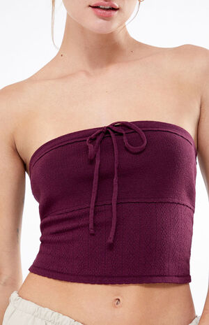 Emilie Pointelle Tube Top image number 2