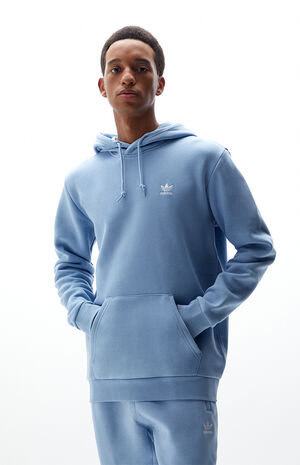 PacSun Light Blue Solid Hoodie