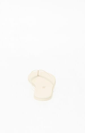 Women's Cream Solids Sandals image number 3