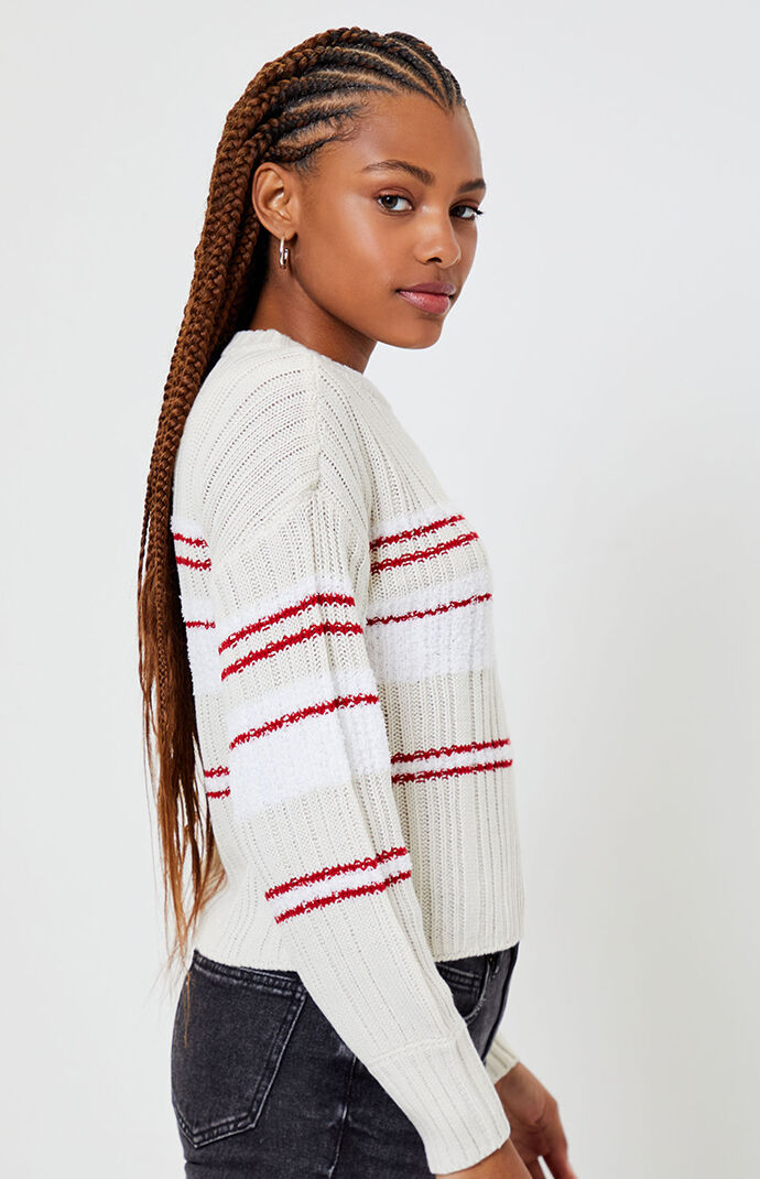Mixed Yarn Pullover Sweater