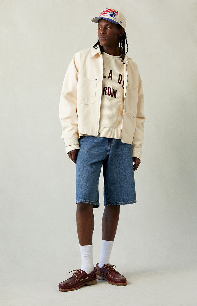 Pacsun Dark Indigo Extreme Baggy Denim Shorts | Pacsun