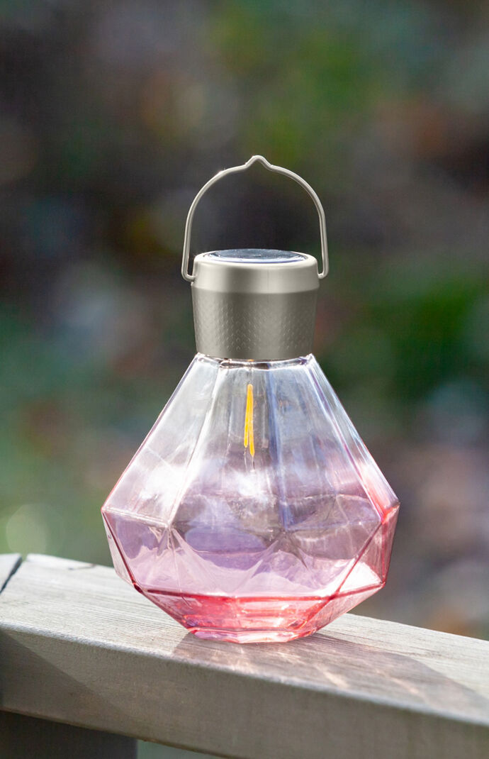 Rose Solar Gem Lantern