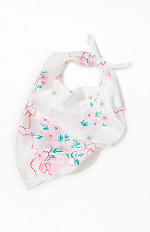 Beige Braided Satin Headband image number 1