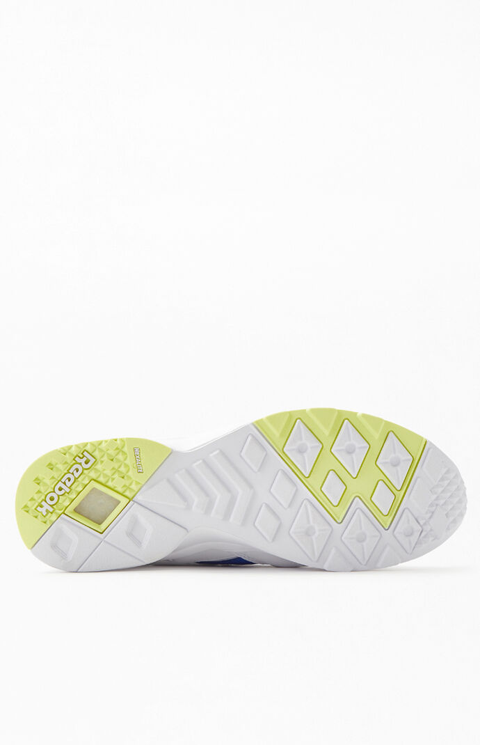 White & Blue Aztrek Shoes