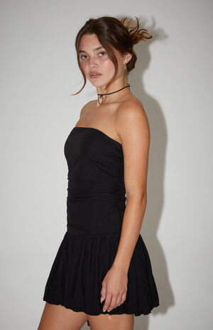 Tessa Strapless Bubble Mini Dress image number 2