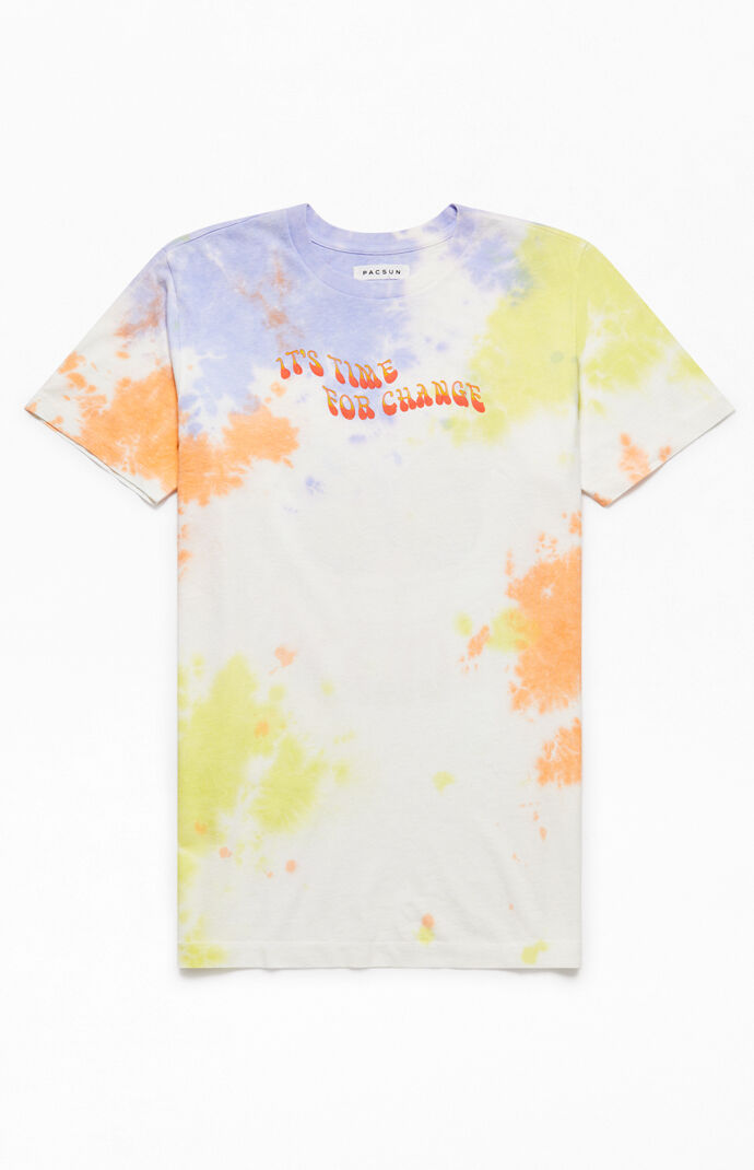 Tie-Dyed Time For Change T-Shirt