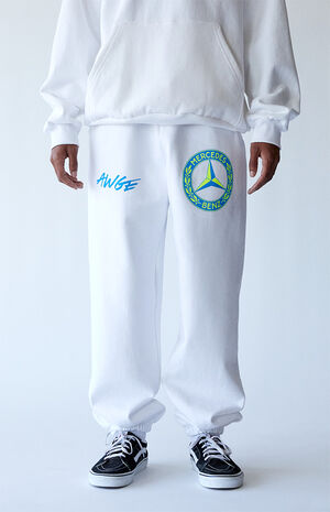 x Mercedes Benz White Sweatpants image number 1