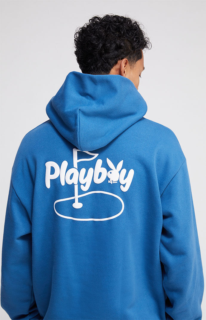 Baby blue sales playboy hoodie